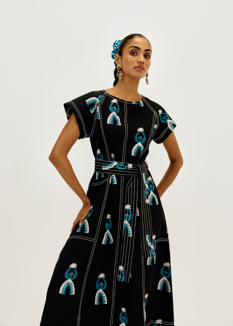 Africana Day Dress poplin by JodiLife for women Worldwide