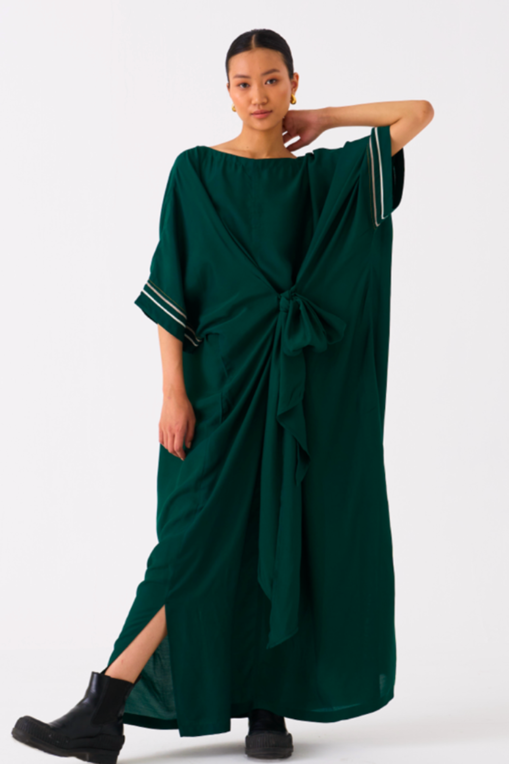 TIE KAFTAN-GREEN