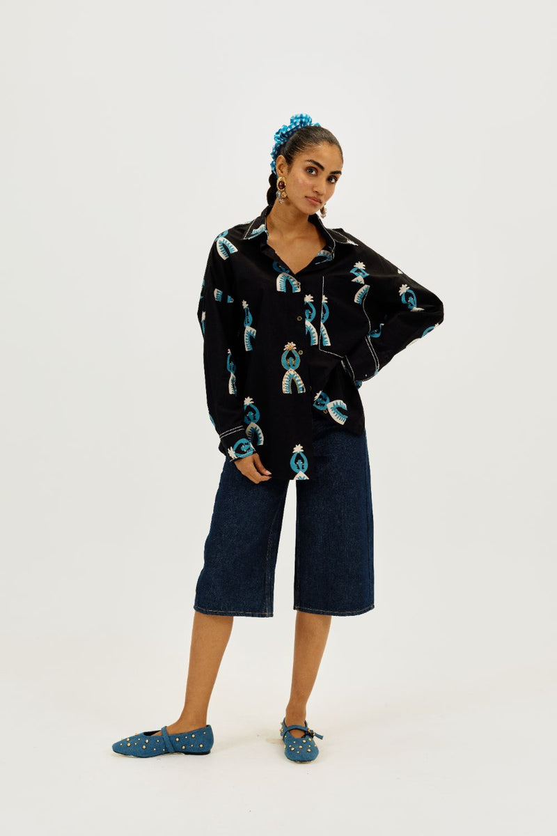 Africana Shirt poplin by JodiLife for women Worldwide