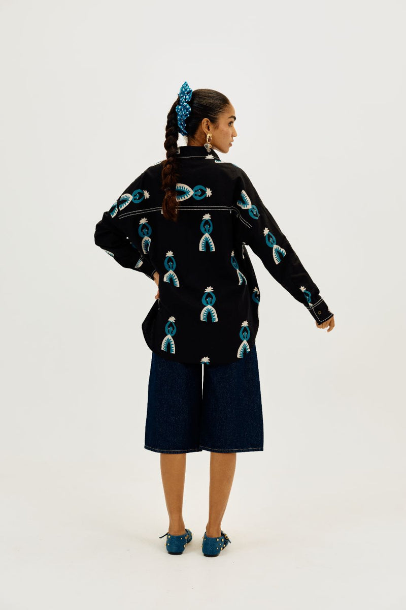 Africana Shirt poplin by JodiLife for women Worldwide