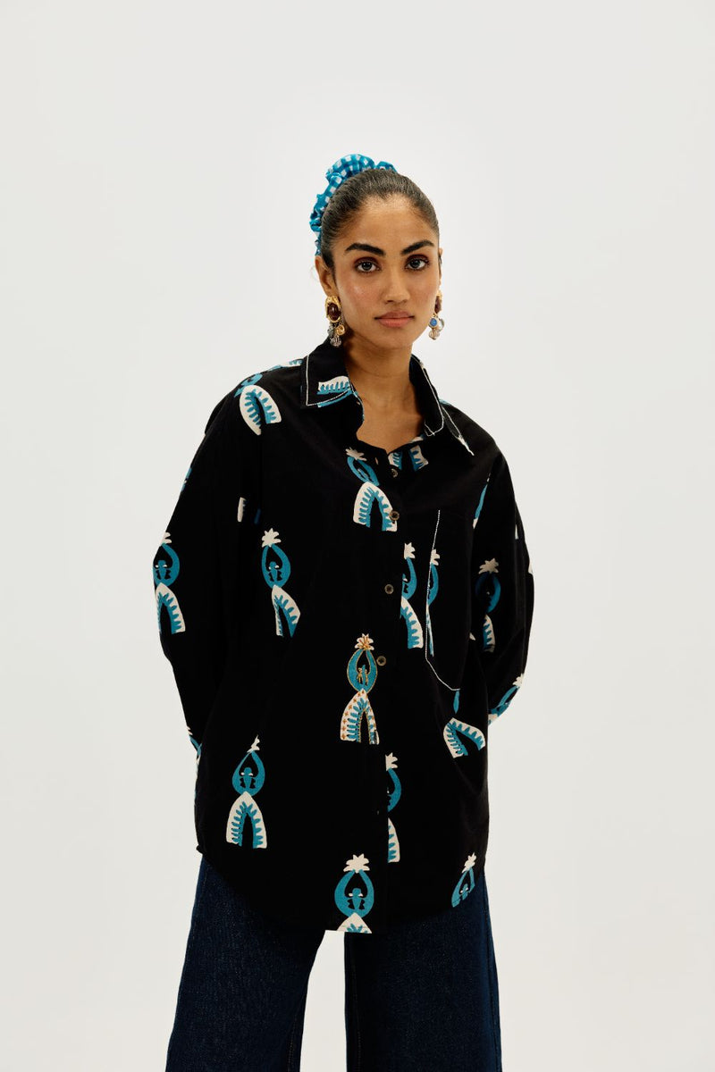 Africana Shirt poplin by JodiLife for women Worldwide