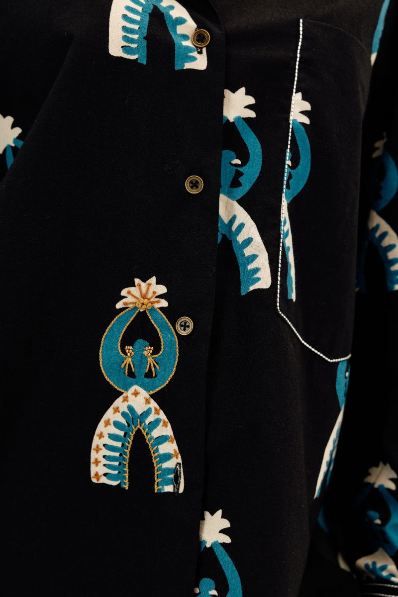 Africana Shirt poplin by JodiLife for women Worldwide