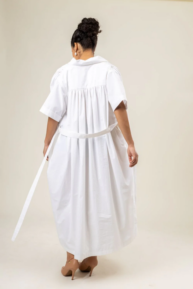 ZORA DRESS by Doodlage in white color for women Worldwide