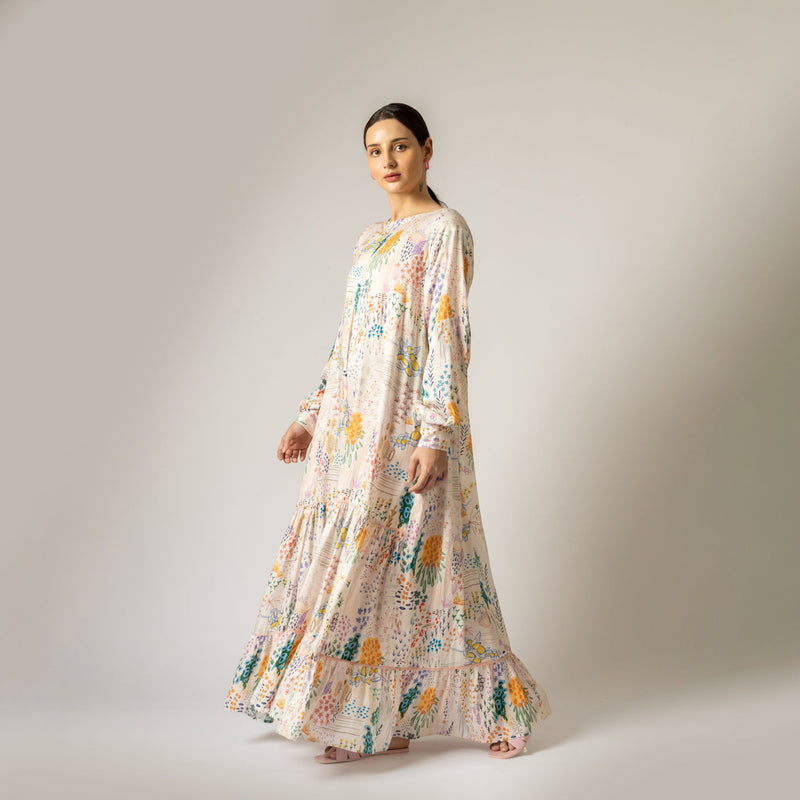 YAYOI PRINTED DRESS mul by Doodlage in multi color for women Worldwide