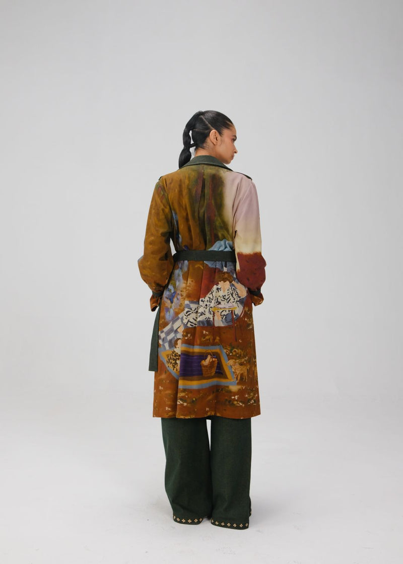 DENIM TRENCH SET-Lakeside twill by CORD for women Worldwide