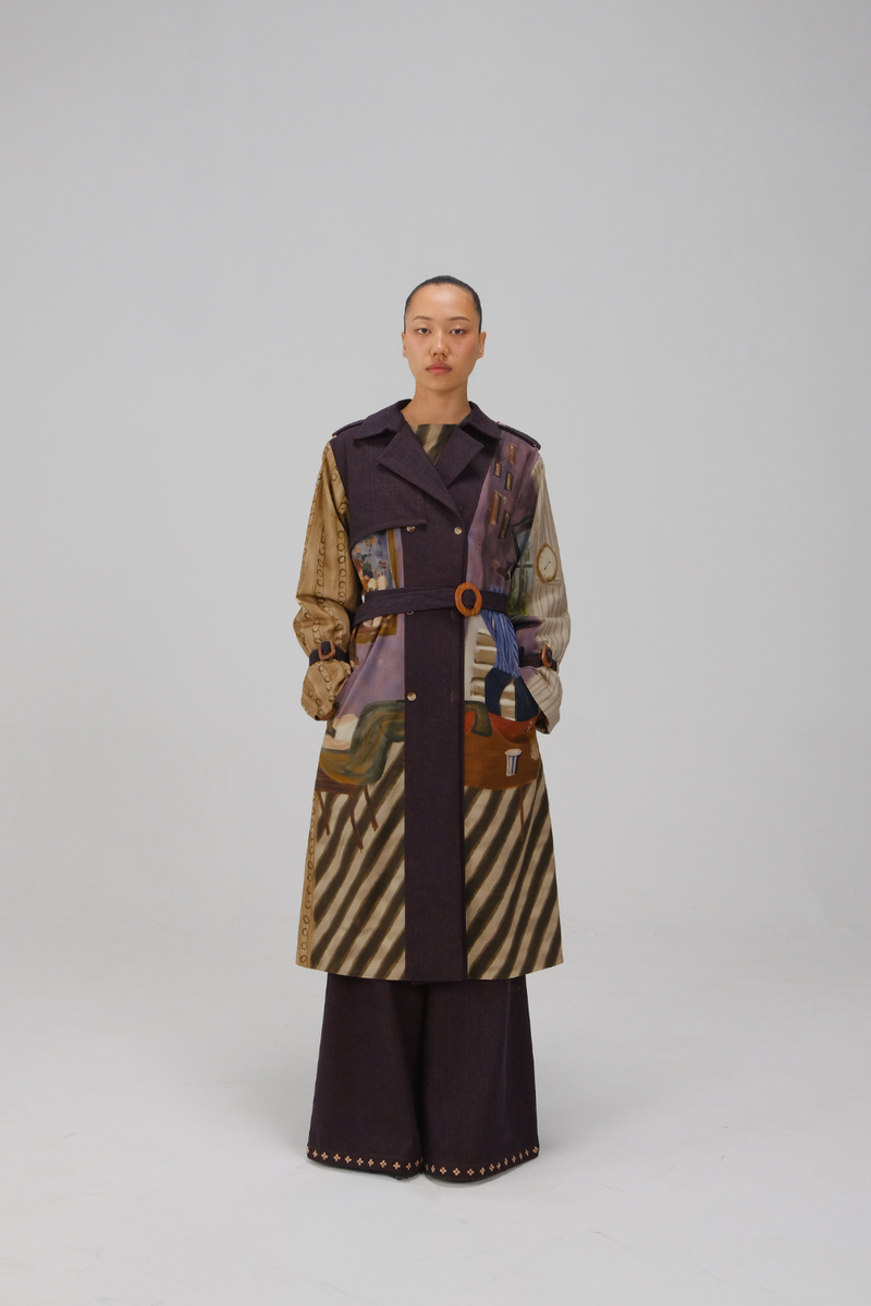 DENIM TRENCH-Living Room twill by CORD for women Worldwide