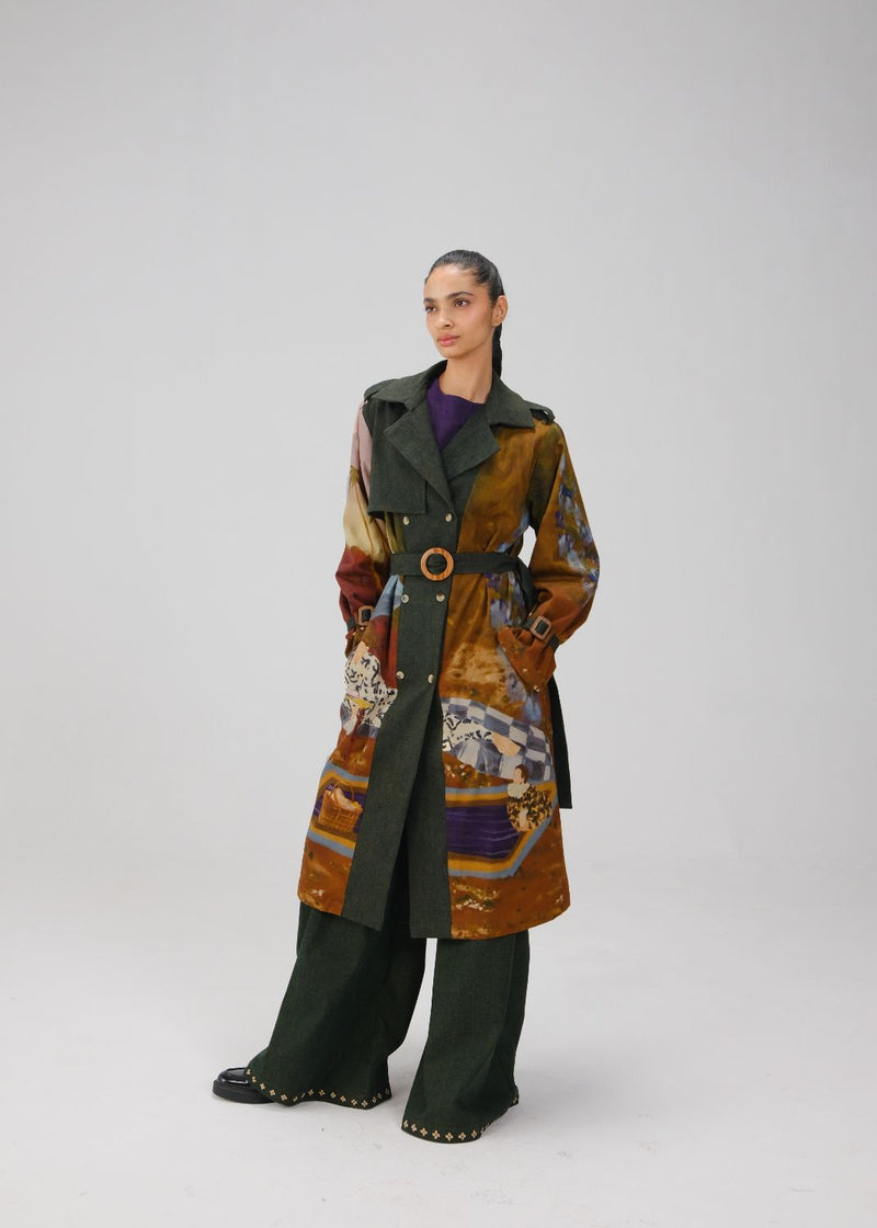 DENIM TRENCH-Lakeside twill by CORD for women Worldwide