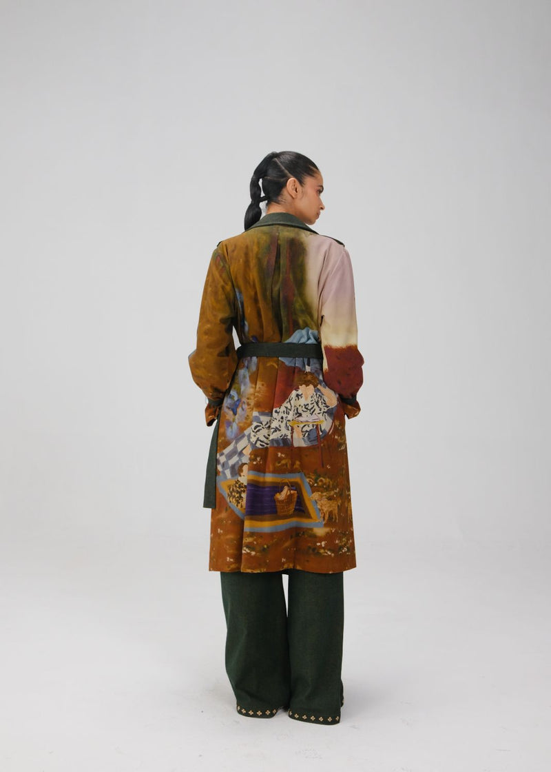 DENIM TRENCH-Lakeside twill by CORD for women Worldwide