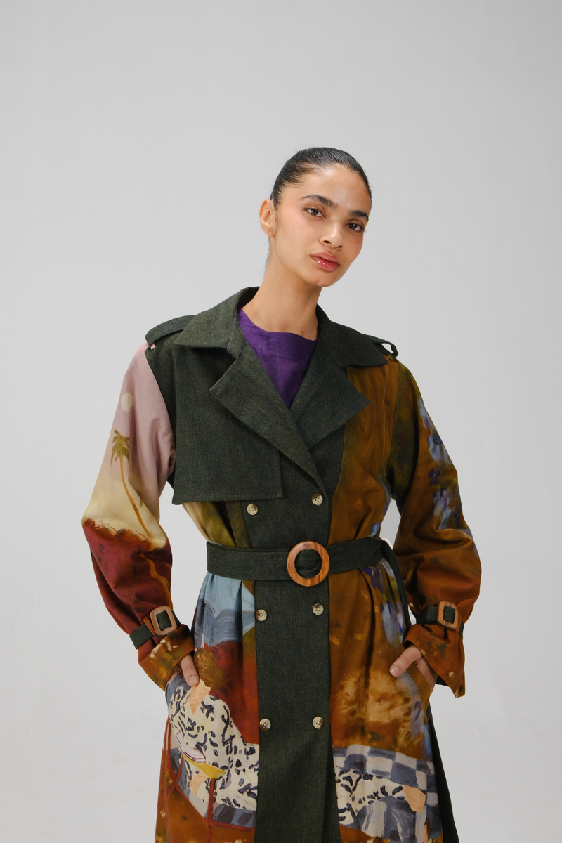 DENIM TRENCH-Lakeside twill by CORD for women Worldwide