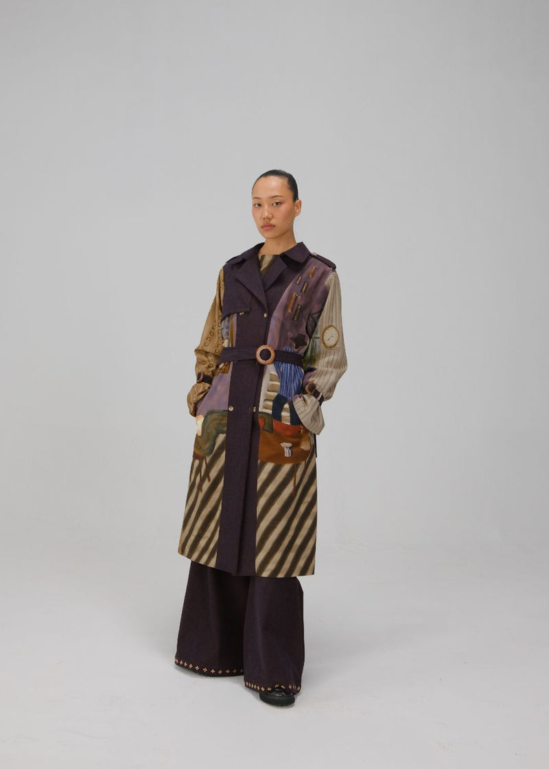 DENIM TRENCH-Living Room twill by CORD for women Worldwide