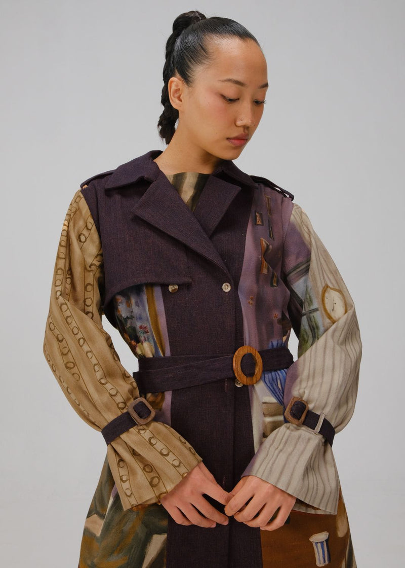 DENIM TRENCH-Living Room twill by CORD for women Worldwide