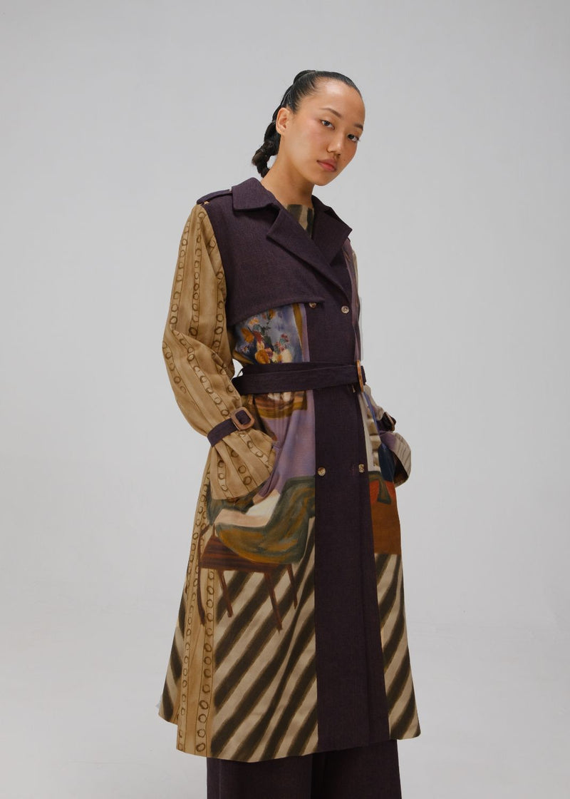 DENIM TRENCH-Living Room twill by CORD for women Worldwide