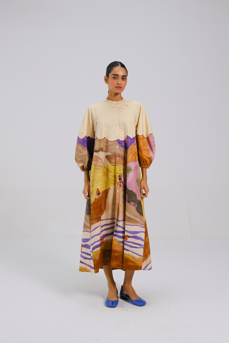 DEUCE DRESS - SWIMMERS cotton by CORD for women Worldwide