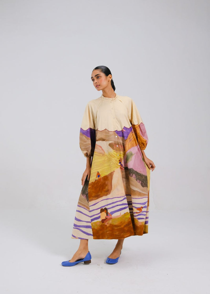DEUCE DRESS - SWIMMERS cotton by CORD for women Worldwide