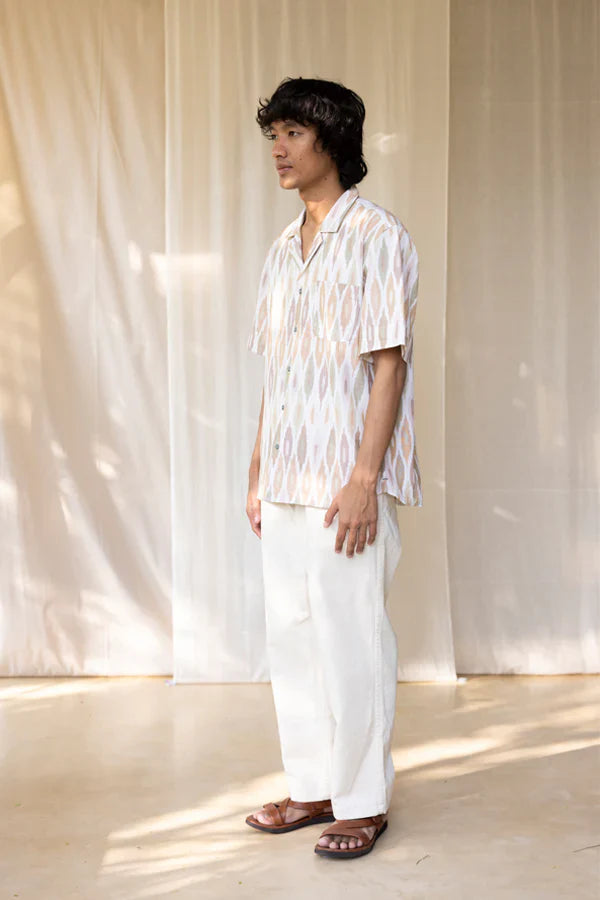 DIAMONDS IN DUST RESORT SHIRT 100% cotton by Translate Men for men Worldwide
