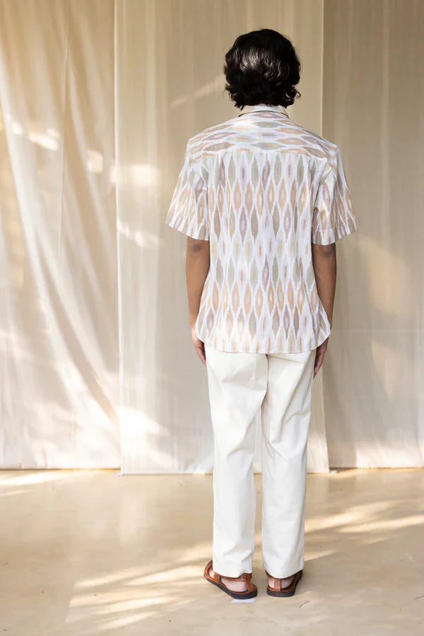 DIAMONDS IN DUST RESORT SHIRT 100% cotton by Translate Men for men Worldwide