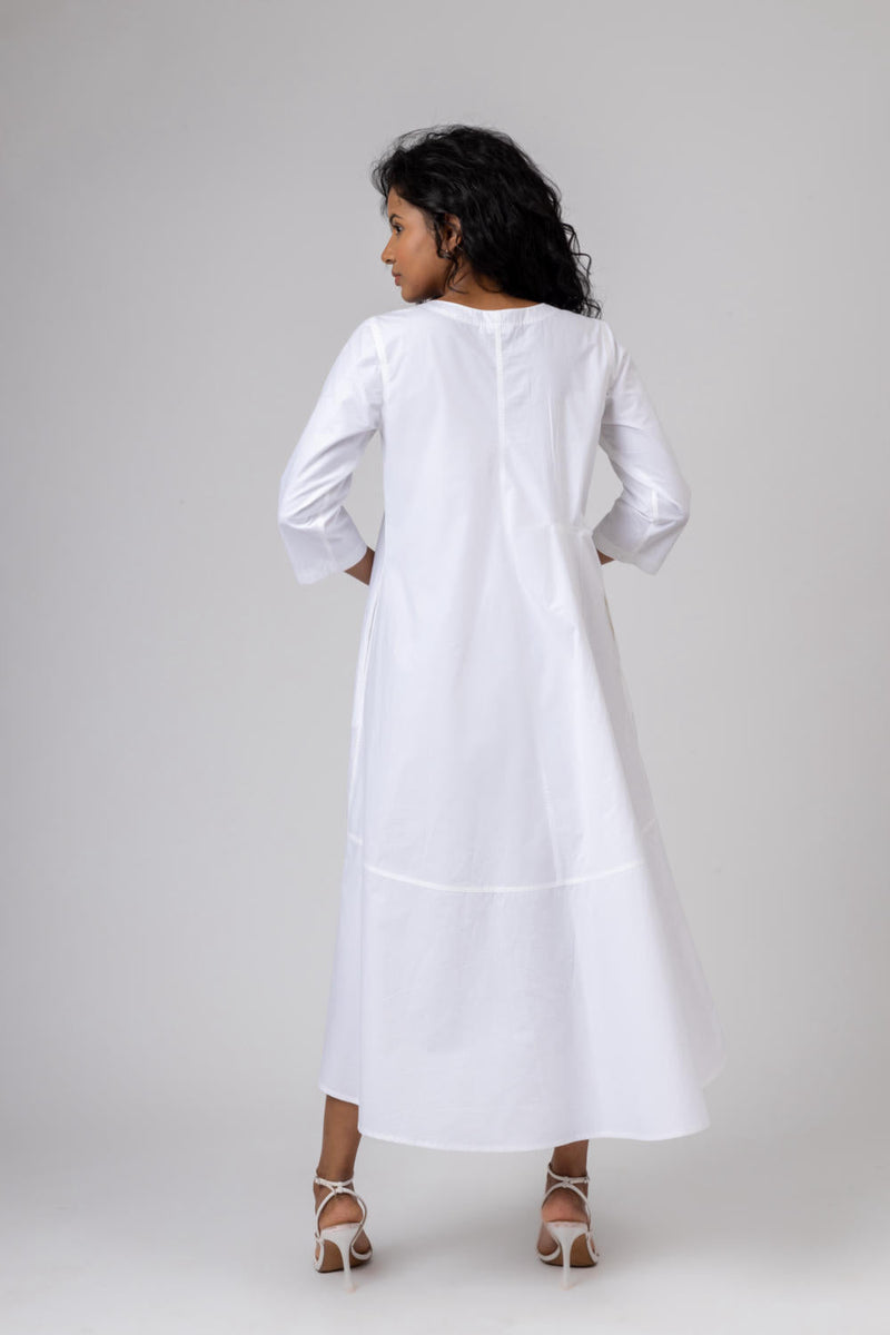 JILL WHITE DRESS by Doodlage in white color for women Worldwide