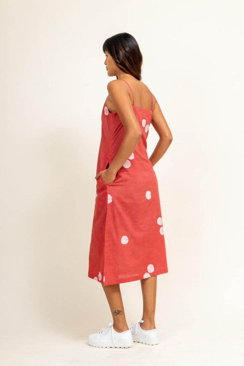 CORAL SLIP DRESS by Doodlage for women Worldwide