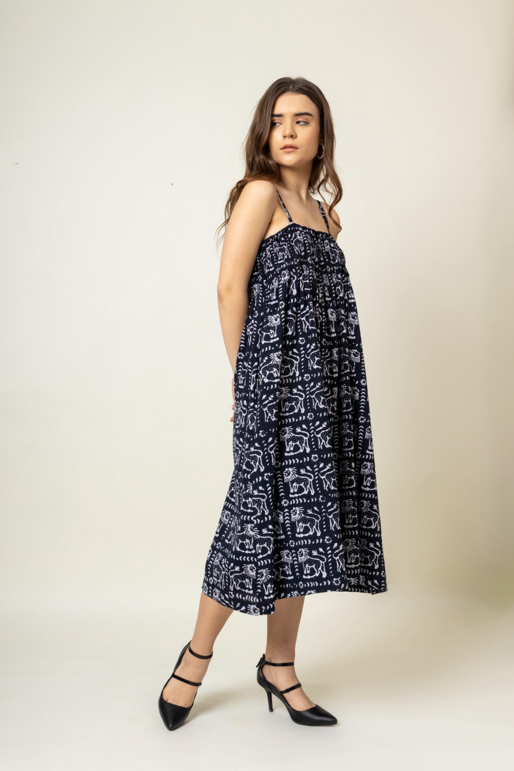 Ella printed dress