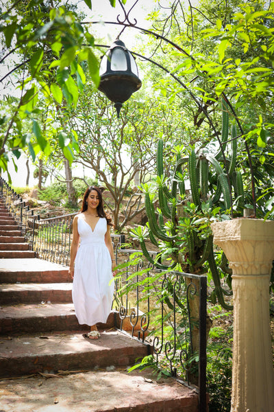 August White Dress