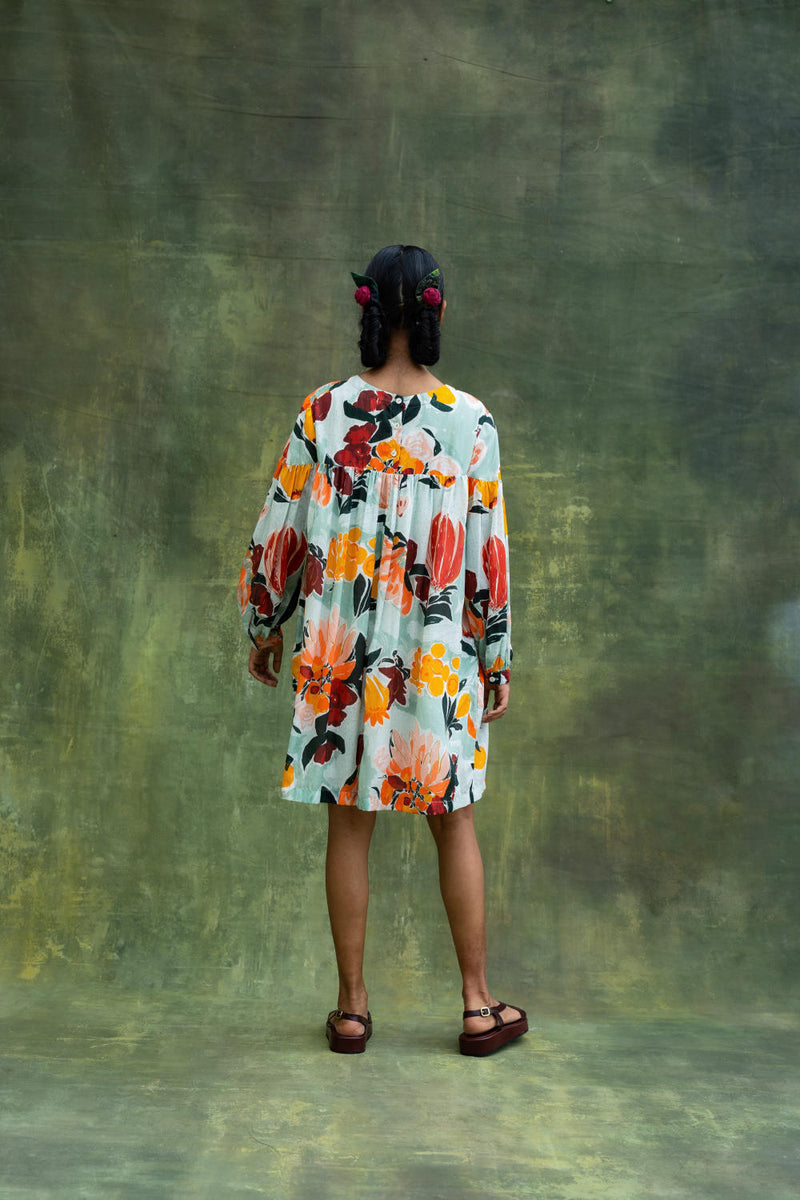 Tyana Printed Dress mul by Doodlage in multi color for women Worldwide