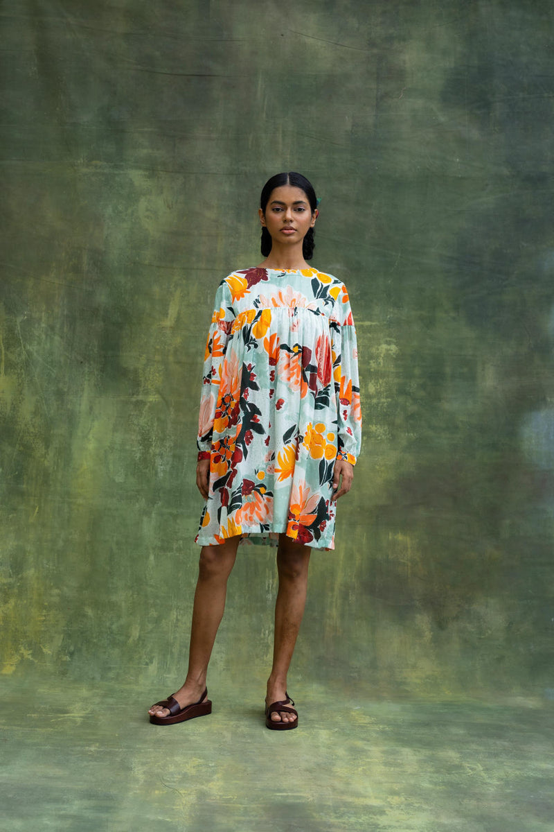 Tyana Printed Dress mul by Doodlage in multi color for women Worldwide