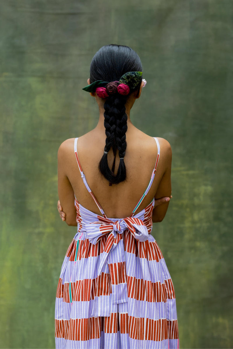 Mary Striped Dress mul by Doodlage in multi color for women Worldwide