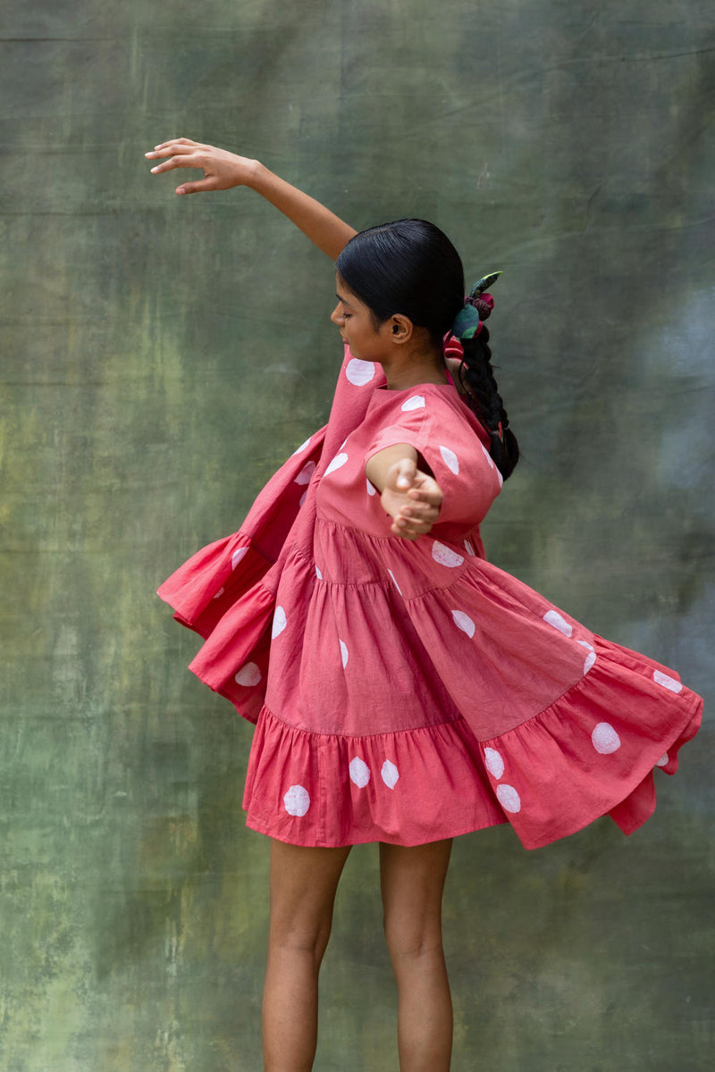 Arlene Coral Dress by Doodlage for women Worldwide
