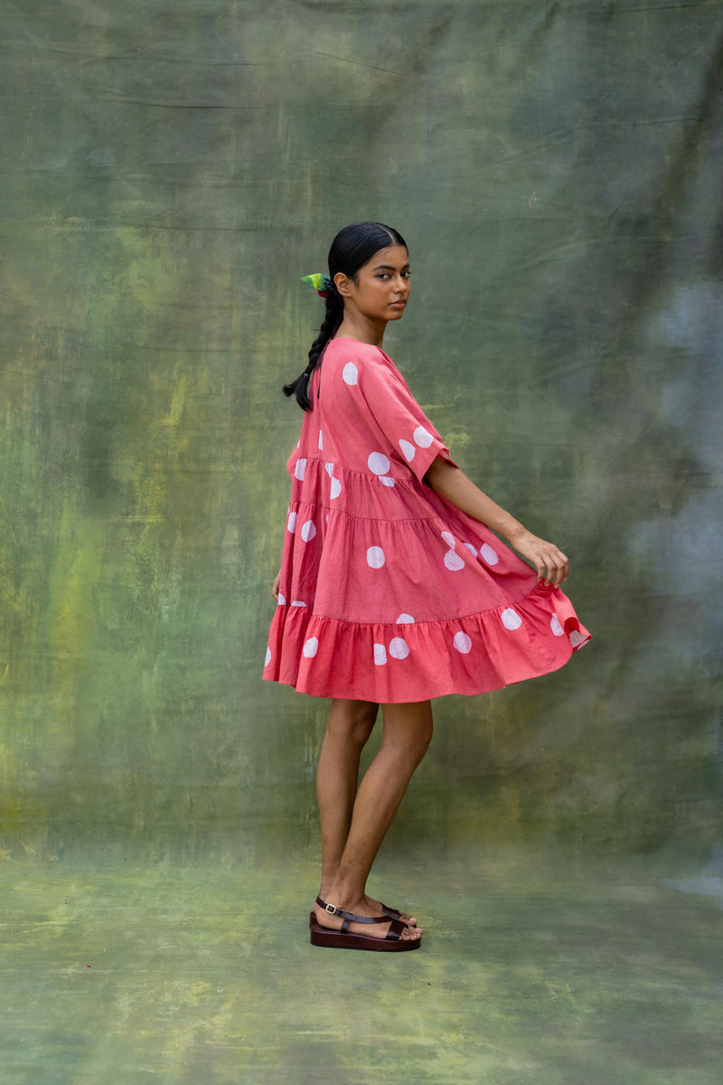 Arlene Coral Dress by Doodlage for women Worldwide