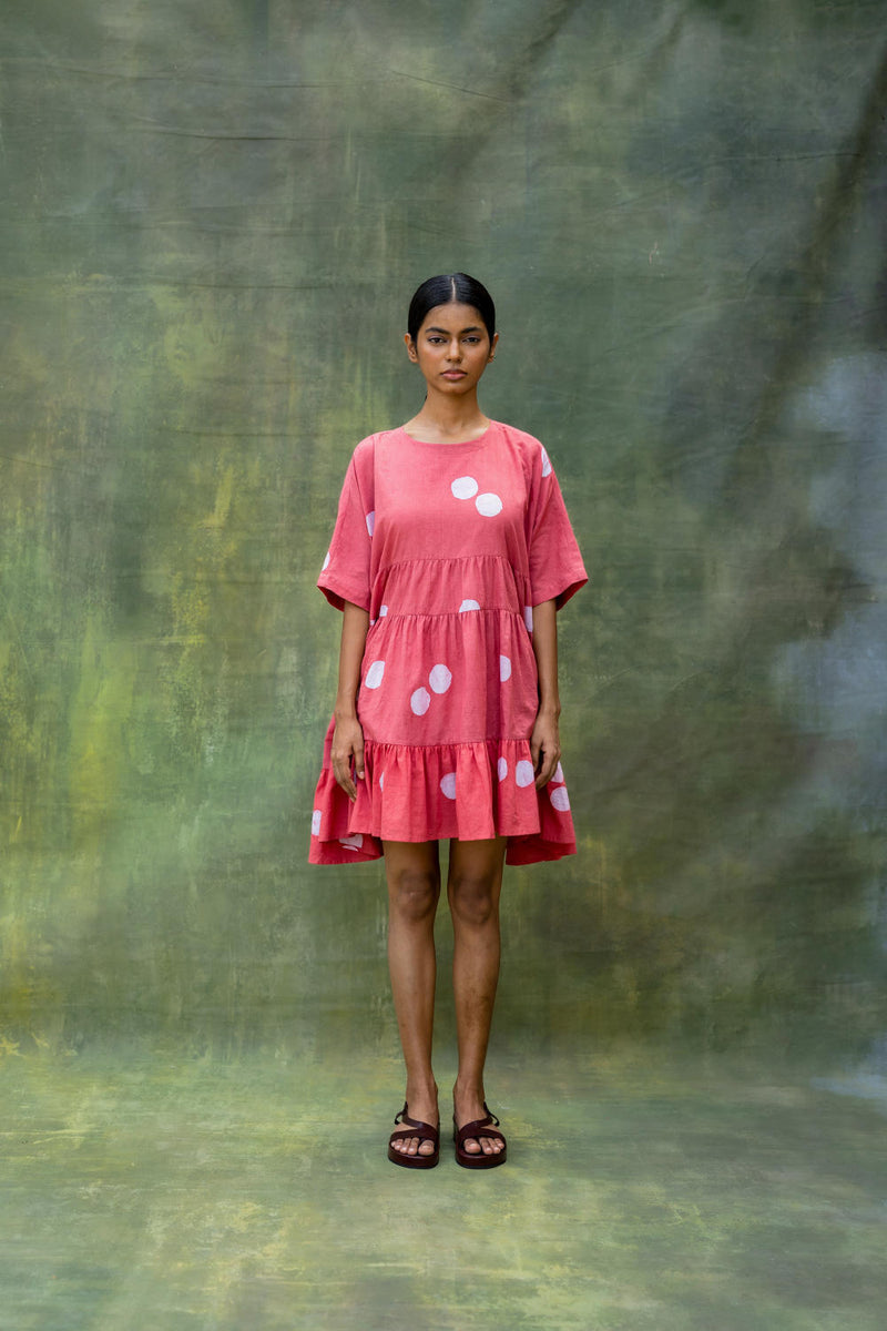 Arlene Coral Dress by Doodlage for women Worldwide