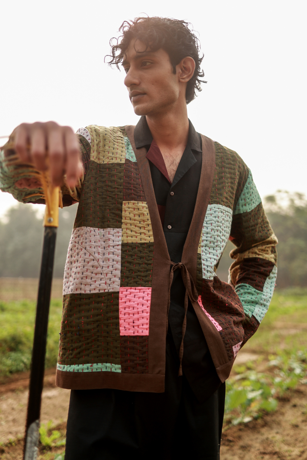 AVERY KANTHA PATCHWORK JACKET