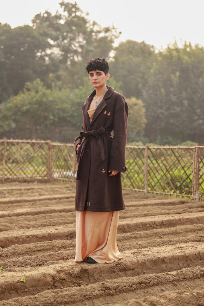 WILLOW BROWN OVERCOAT by Doodlage in brown color for Worldwide