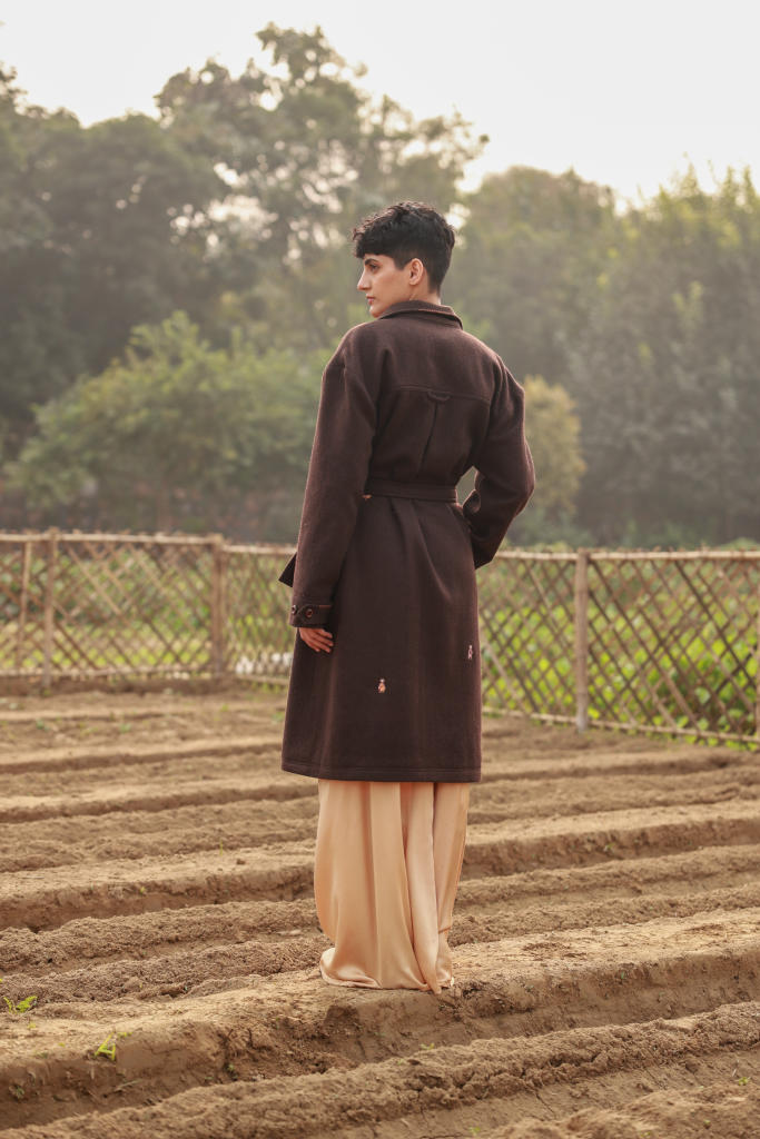 WILLOW BROWN OVERCOAT by Doodlage in brown color for Worldwide