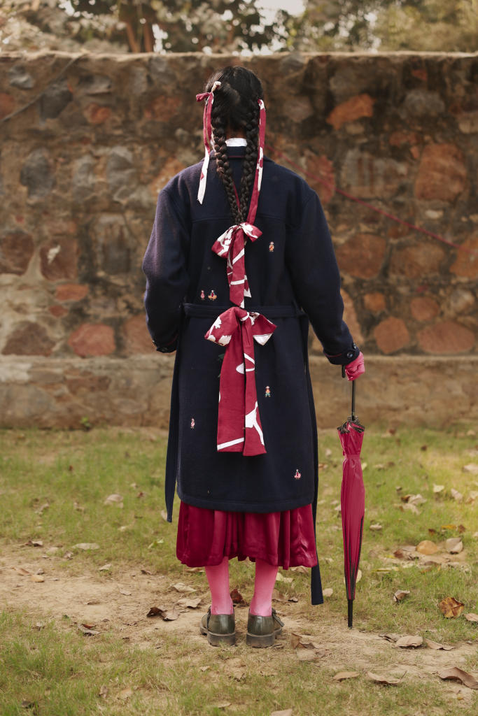 WILLOW BLUE OVERCOAT by Doodlage in blue color for Worldwide