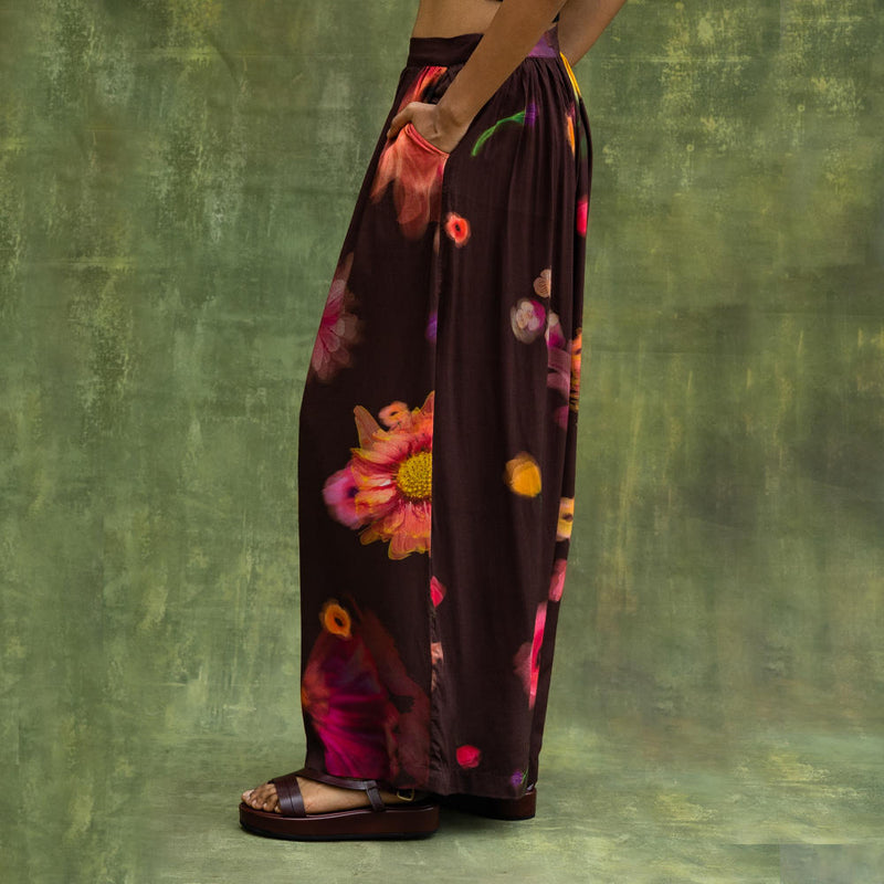 Rehno Floral Pants by Doodlage for women Worldwide