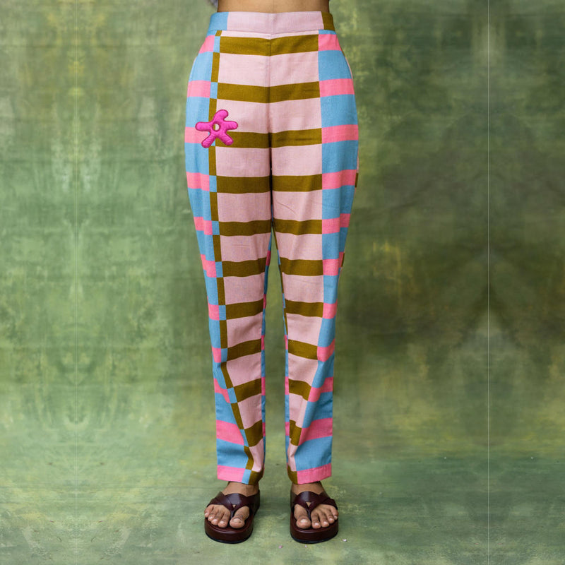Waris Striped Pants by Doodlage for women Worldwide
