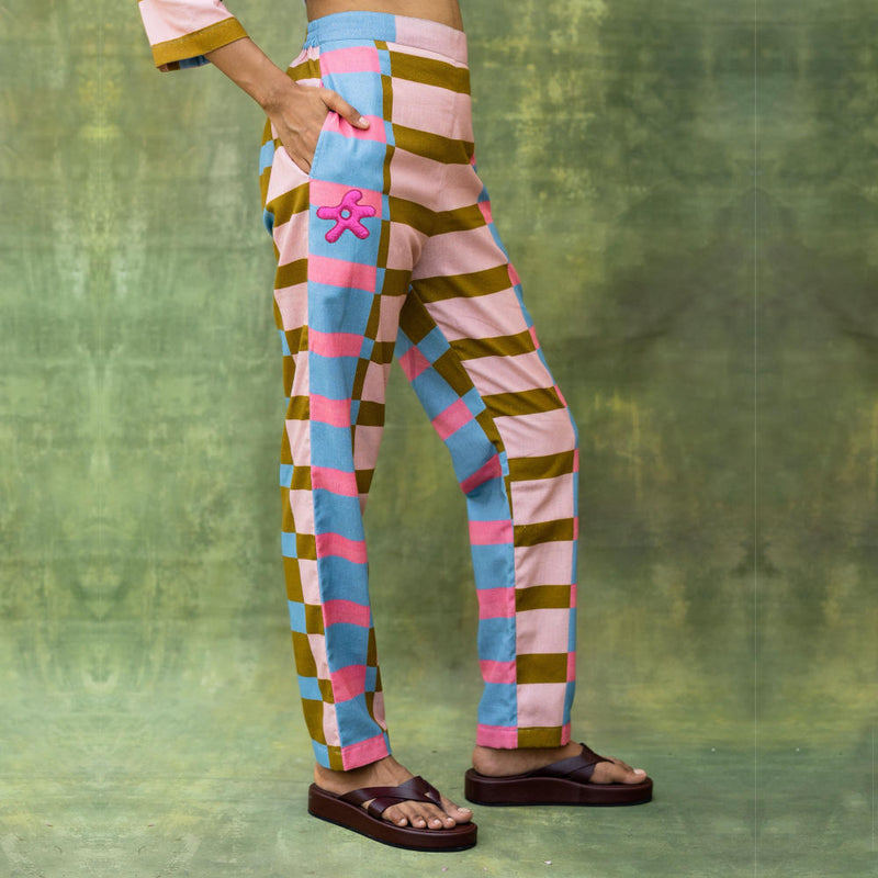 Waris Striped Pants by Doodlage for women Worldwide
