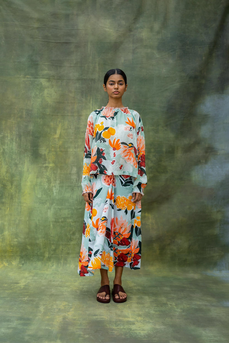 Mia Floral skirt by Doodlage for women Worldwide