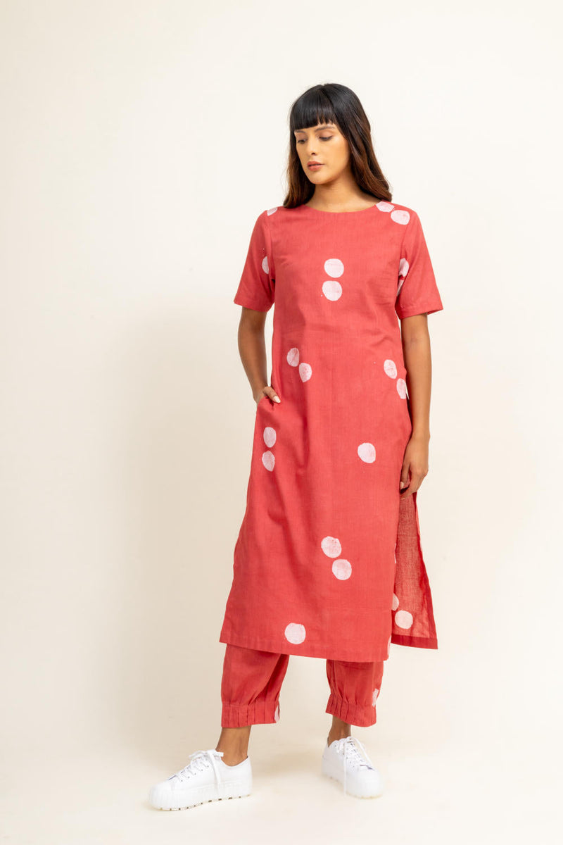 CORAL TUNIC SET by Doodlage for women Worldwide