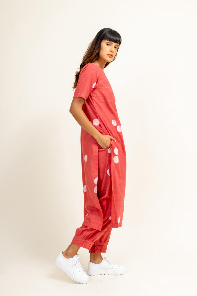 CORAL TUNIC SET by Doodlage for women Worldwide