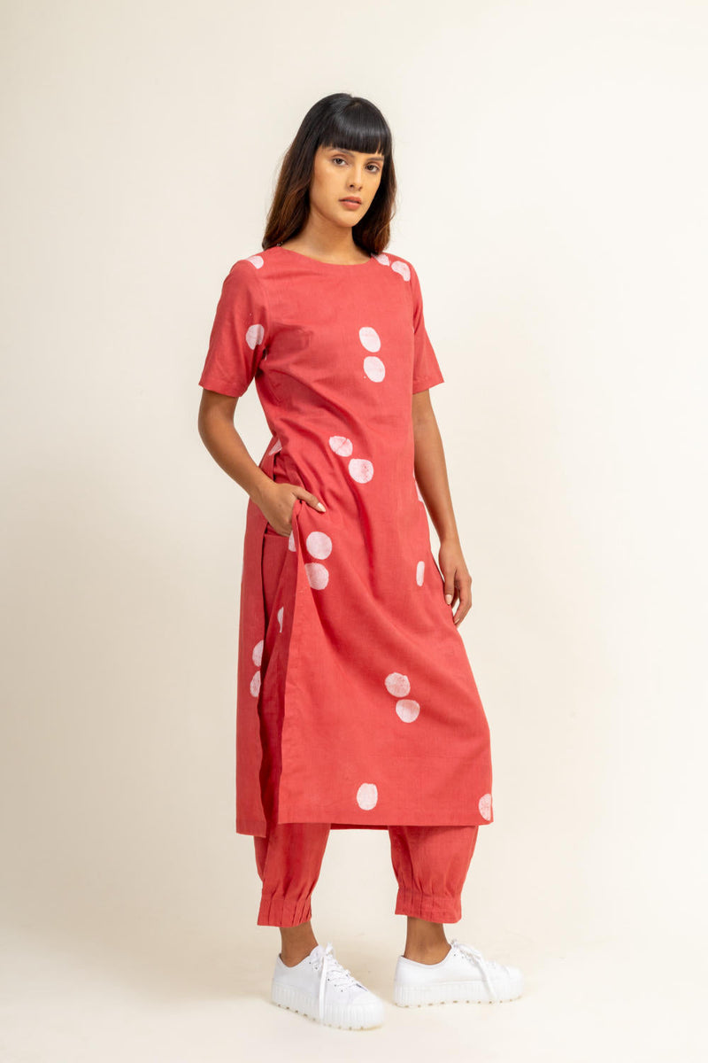 CORAL TUNIC SET by Doodlage for women Worldwide