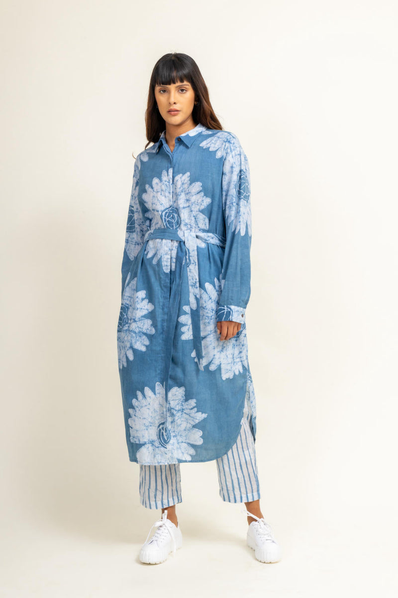 SEHELA FLORAL SET by Doodlage in blue color for women Worldwide