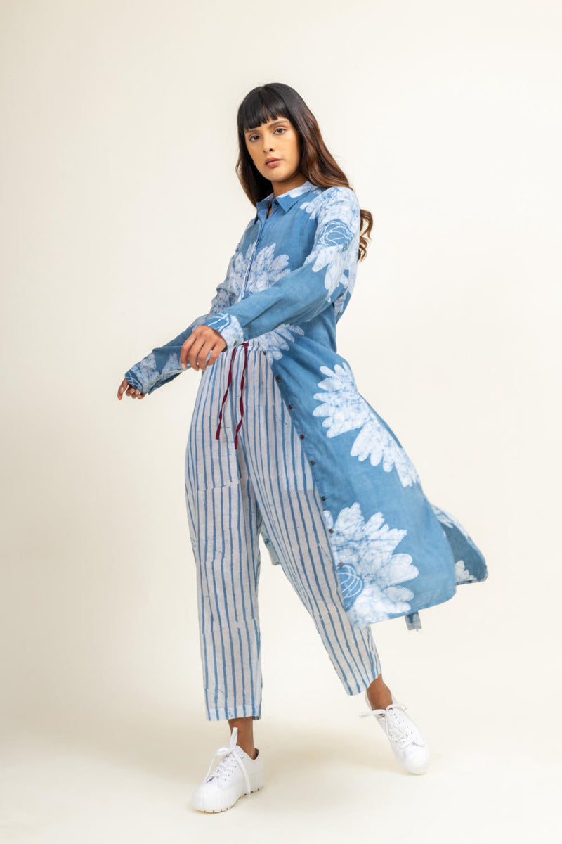 SEHELA FLORAL SET by Doodlage in blue color for women Worldwide