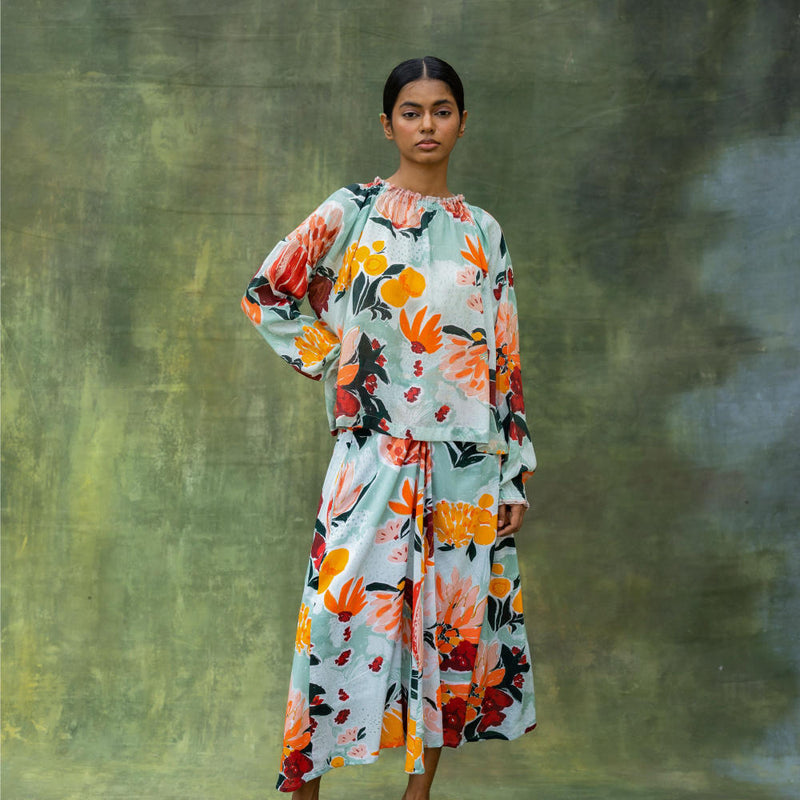 Aura Printed Set mul by Doodlage in multi color for women Worldwide