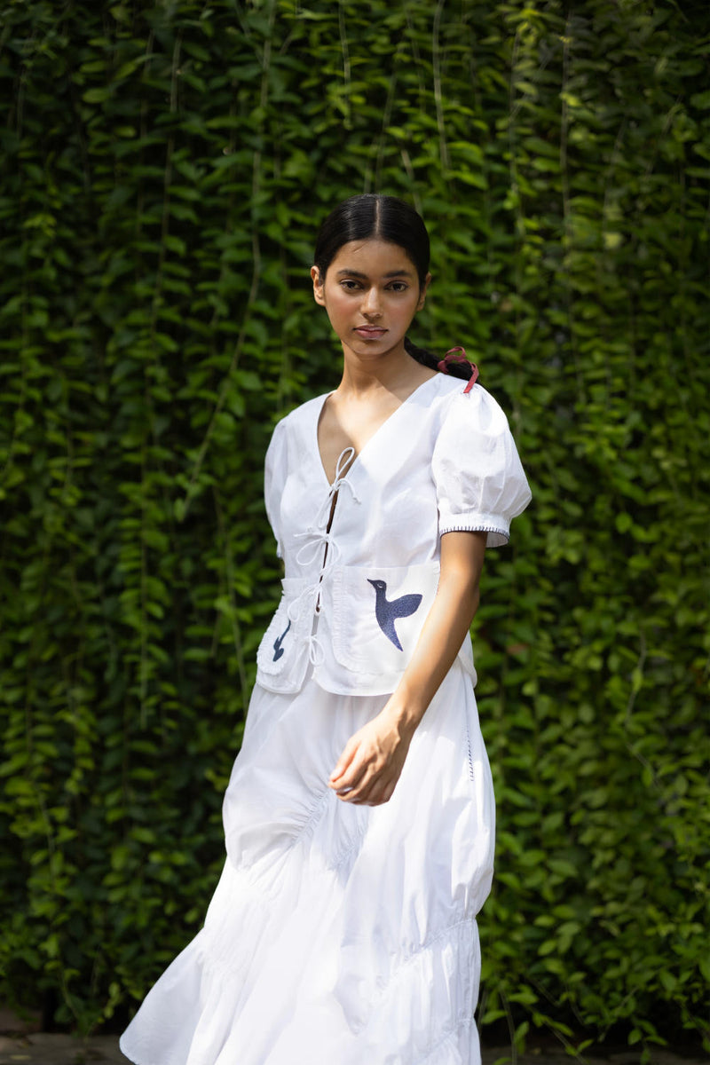 Fern White Set by Doodlage in white color for women Worldwide