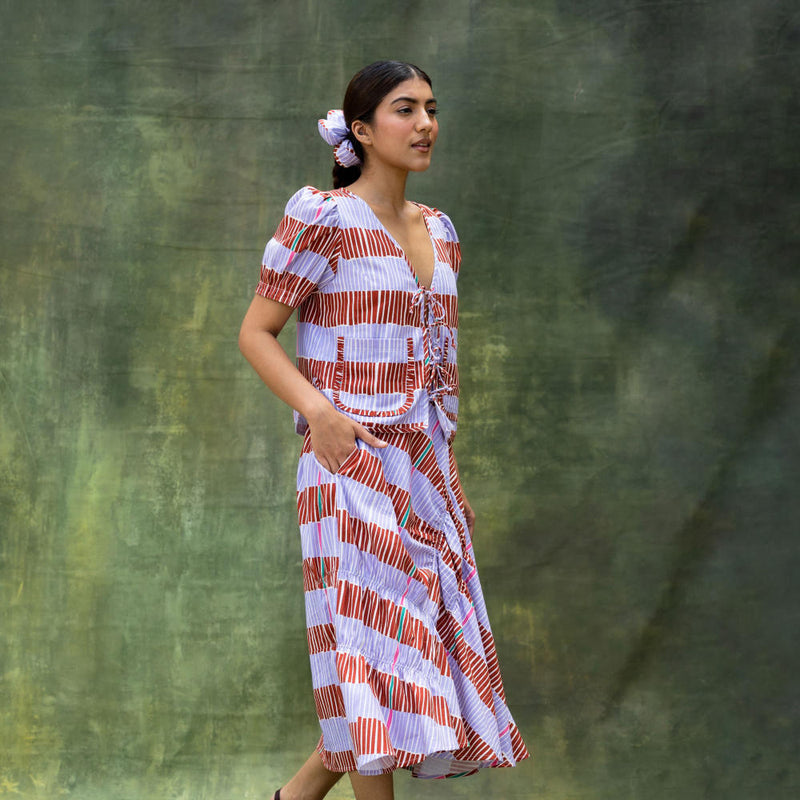 Fern Striped Set by Doodlage for women Worldwide