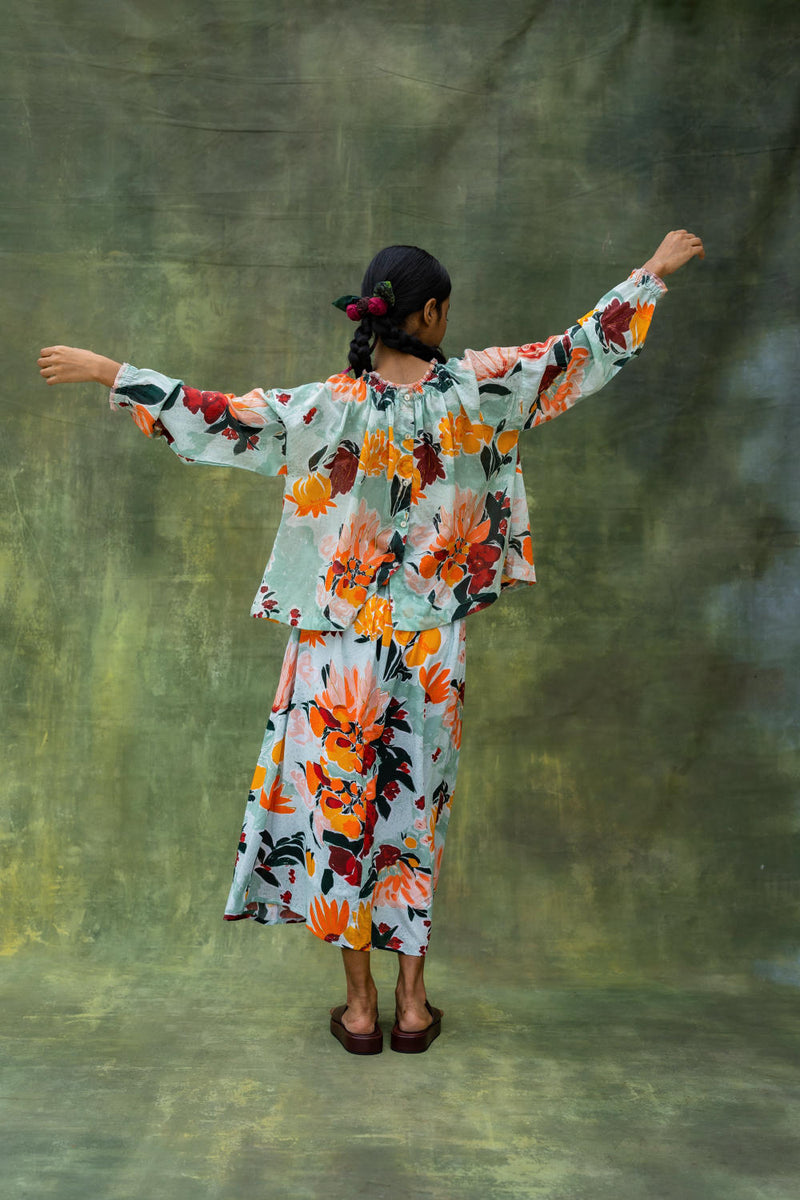 Aura Printed Top mul by Doodlage in multi color for women Worldwide
