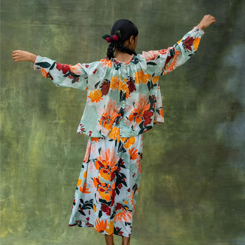 Aura Printed Top mul by Doodlage in multi color for women Worldwide