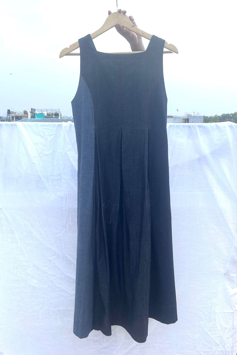 Natalie Denim Dress by Doodlage in blue color for women Worldwide