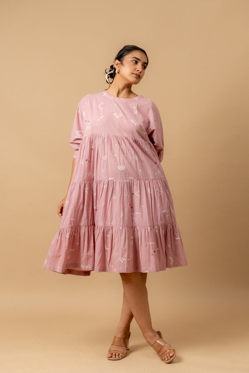 Adele One size dress by Doodlage in pink color for women Worldwide